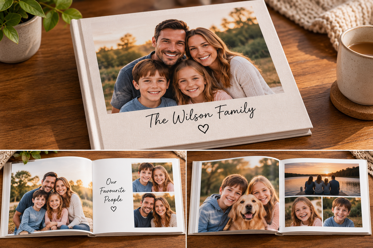 Printify Paper products Hardcover Photo Book Hardcover Photo Book