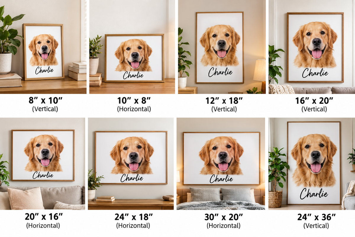 Printify Poster Matte / 10″ x 8″ (Horizontal) Custom Pet Poster 🐾 Custom Pet Poster 🐾