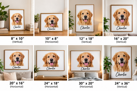 Printify Poster Matte / 10″ x 8″ (Horizontal) Custom Pet Poster 🐾 Custom Pet Poster 🐾