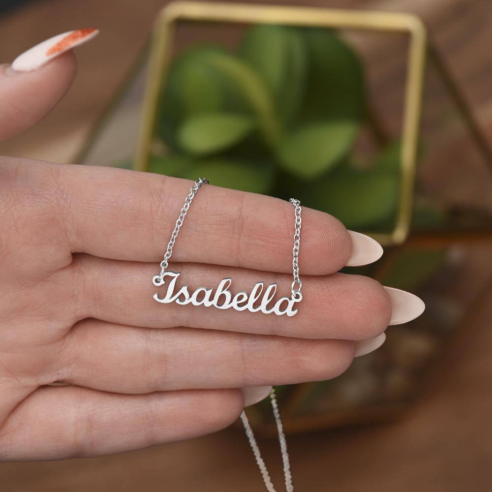 ShineOn Fulfillment Jewelry Custom Name Necklace Custom Name Necklace