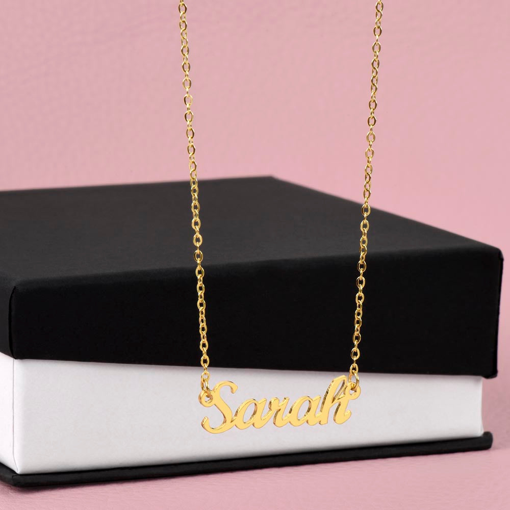 ShineOn Fulfillment Jewelry Custom Name Necklace Custom Name Necklace