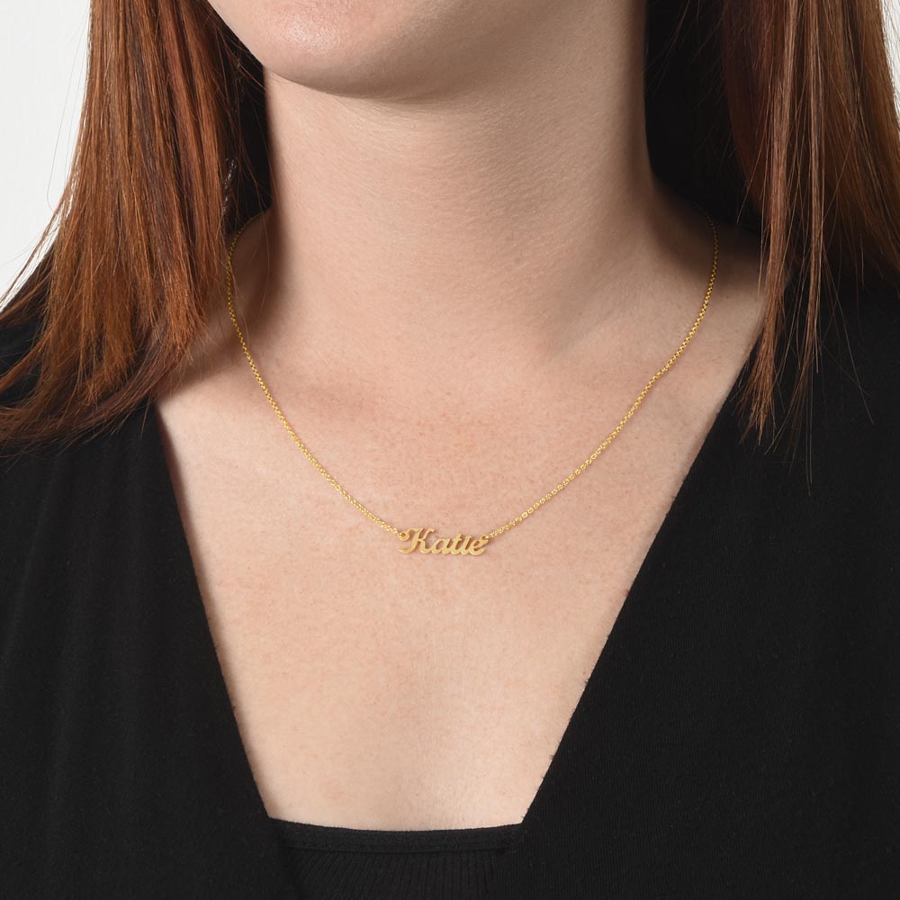ShineOn Fulfillment Jewelry Custom Name Necklace Custom Name Necklace