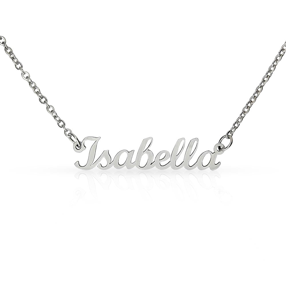 ShineOn Fulfillment Jewelry Custom Name Necklace Custom Name Necklace