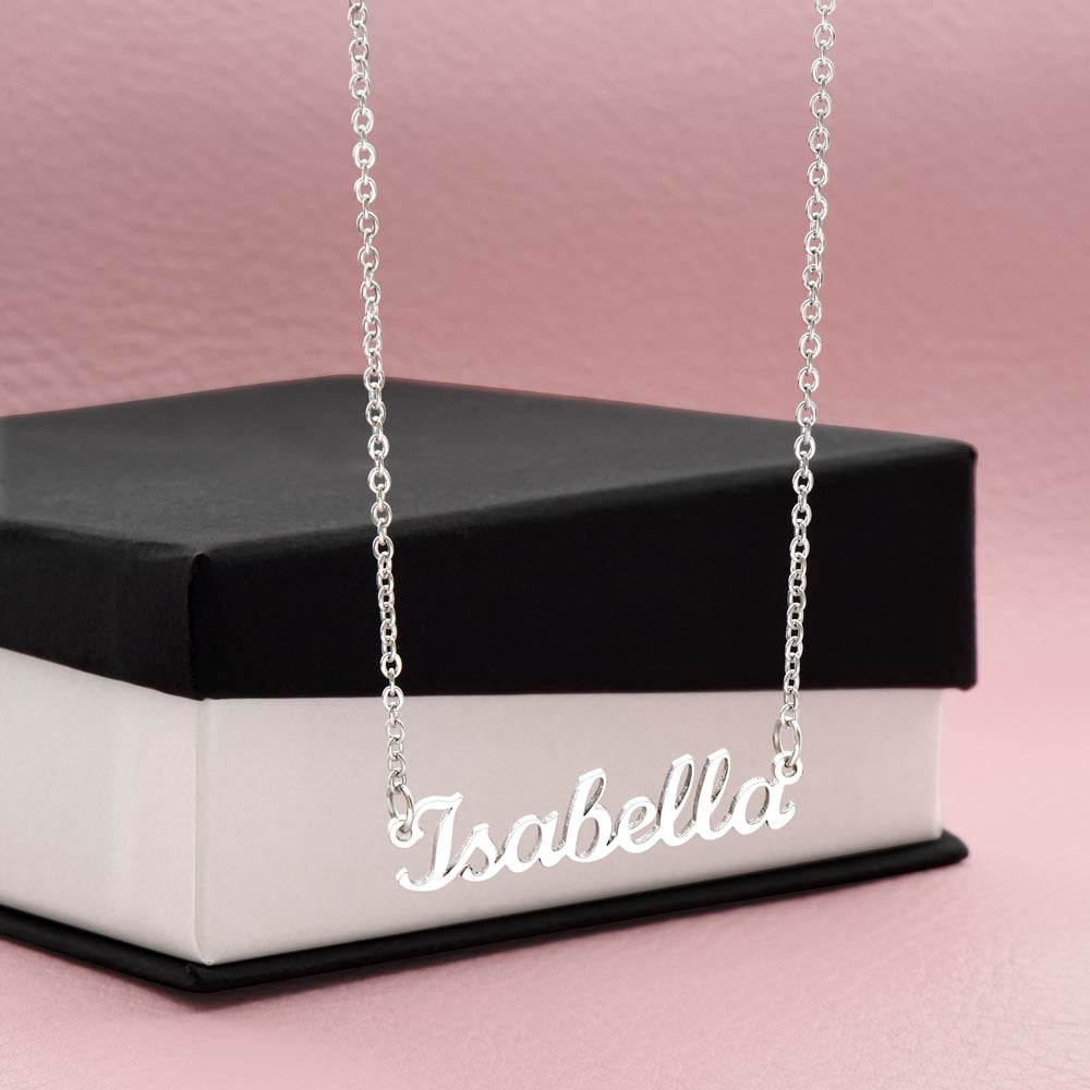 ShineOn Fulfillment Jewelry Custom Name Necklace Custom Name Necklace