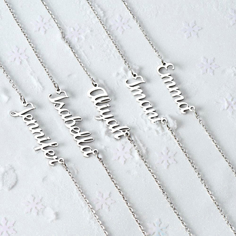 ShineOn Fulfillment Jewelry Custom Name Necklace Custom Name Necklace